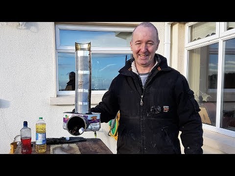 Rocket Stove .. Super Easy Build..Tin Can