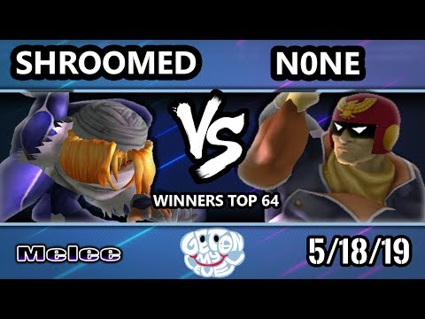GOML 2019 SSBM - Shroomed (Sheik, Marth) Vs. n0ne (Falcon) Smash Melee Tournament Winners Top 64