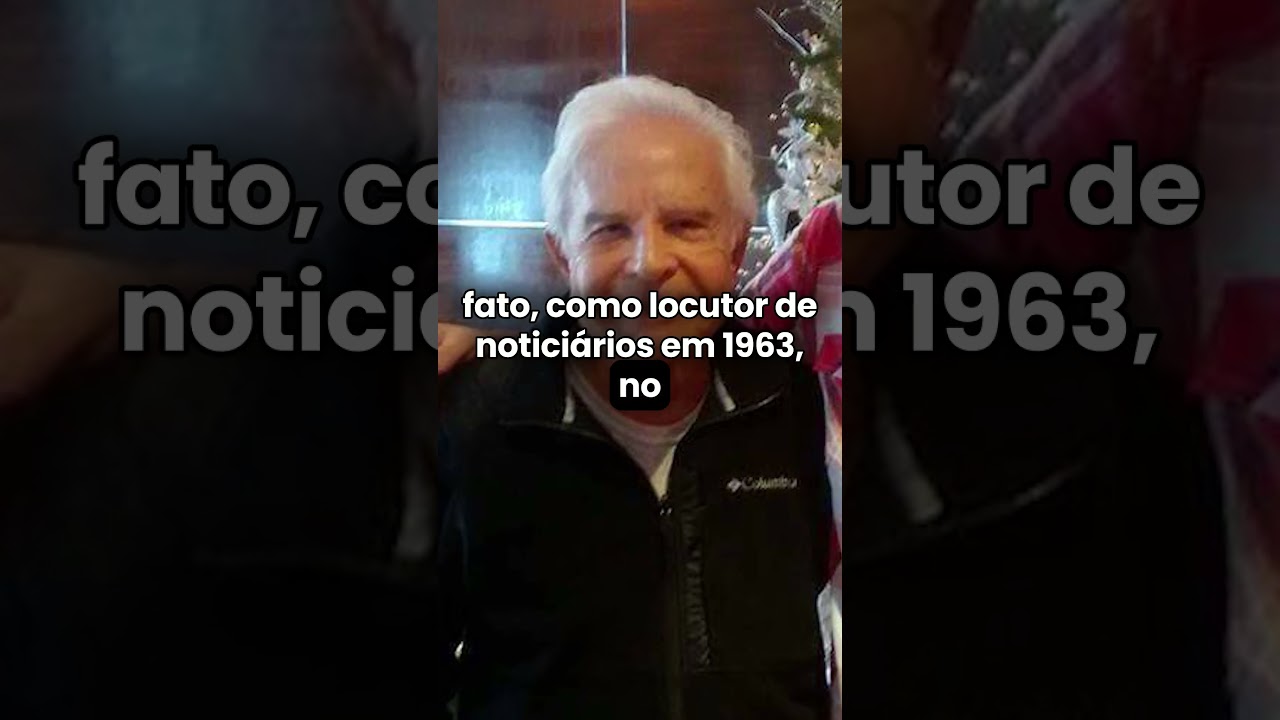 De primeiro âncora do Jornal Nacional a gravação da bíblia, relembra a trajetória de Cid Moreira