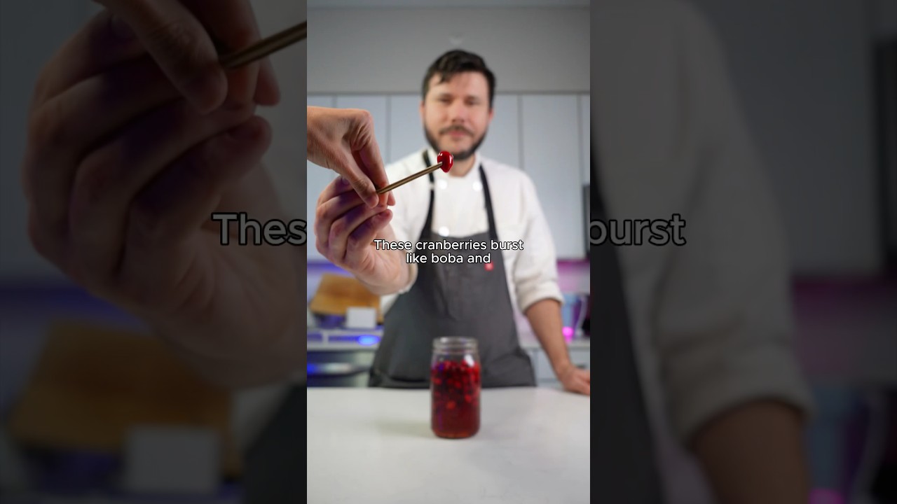 Quick Pickled Cranberries 🍒⚡️