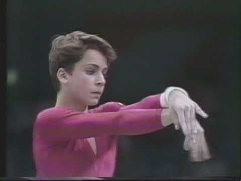 Dörthe Thümmler (GDR) - Olympics 1988 - Compulsory - Balance Beam