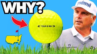 WHY Fred Couples Uses A Yellow Golf Ball! (Masters Golf)