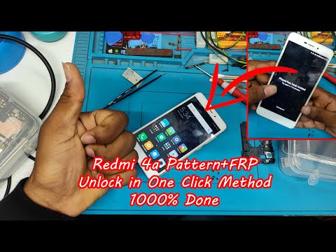 Redmi 4a Pattern+FRP Unlock in One Click Method 💯% Done / Redmi 4a Pattern+FRP Remove in Unlock Tool