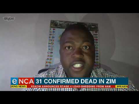 WATCH: Zim floods leave 31 dead 