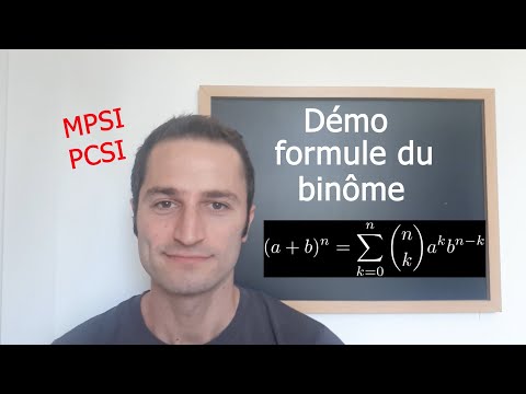 Sums #2 - Demonstration of Newton's Binomial Theorem