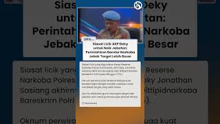 Liciknya Trik AKP Deky untuk Naik Jabatan: Perintahkan Bandar Narkoba Jebak Target Lebih Besar