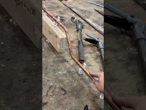 How to bend a perfect copper pipe set first try! #asmr #hack #diy #howto #foryou #shorts #tools