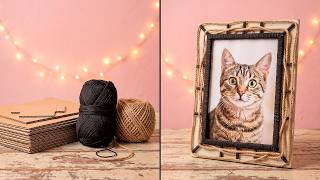 I Turned Scrap Cardboard into a High-End Picture Frame!