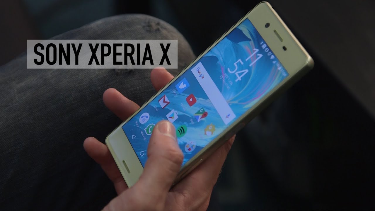 Sony Xperia X hands on review - YouTube