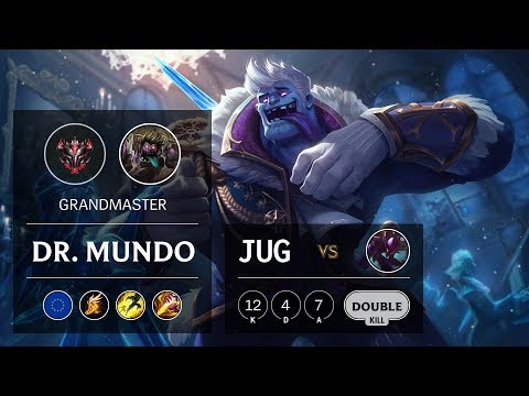 Dr. Mundo Jungle vs Kha'Zix - EUNE Grandmaster Patch 10.2