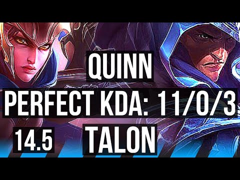 QUINN vs TALON (MID) | 11/0/3, Legendary | BR Master | 14.5