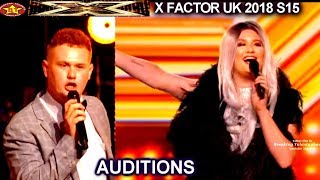 Thomas Pound  Comes Back as Drag Queen Lady Freida Wylde “Proud Mary” | AUDITIONS 4 X Factor UK 2018