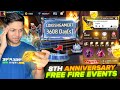 Free Fire 8th Anniversary Rare Events 7th Year S Completed In My Account