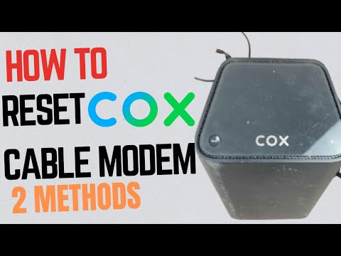 Cox Router Reset Button