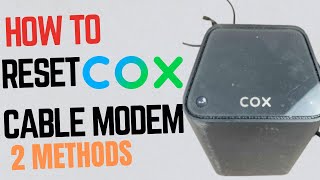 Cox Cable modem reset Guide Step by Step | Factory Reset Cox Cable Modem