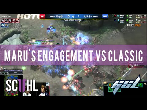 Maru's Widow mine bait & engagement vs Classic - GSL Season 3 2015