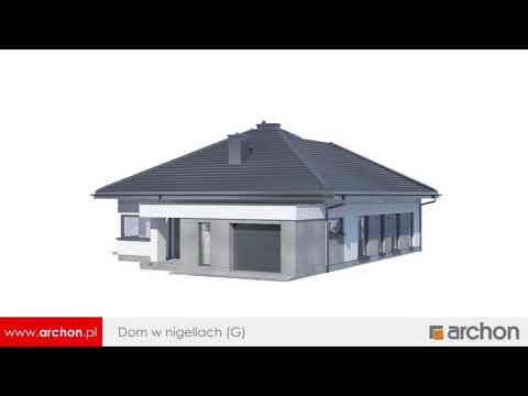 Dom w nigellach (G) – Idealne połączenie designu i funkcjonalności I ARCHON+ Projekty Domów