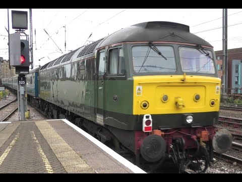 WCR Class 47s Nos  47848 & 47815 at Newcastle The 'Oban Weekend' Rail Tour (1Z57) - 4th July 2025