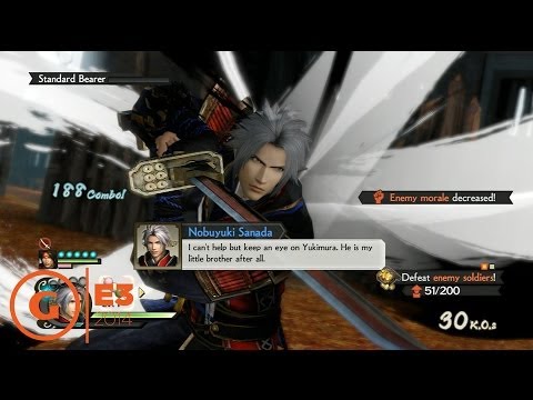 Samurai Warriors 4 Nobuyuki Sanada Gameplay - E3 2014