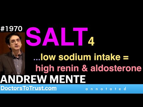 ANDREW MENTE 4 | SALT4 …low sodium intake = high renin & aldosterone