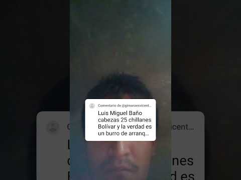 Luis Miguel Baño cabezas 25 chillanes Bolívar Ecuador Quito