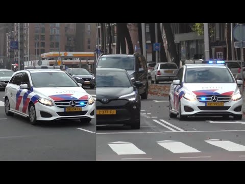 2+ Politie Benz naar een onbekende melding in Rotterdam!