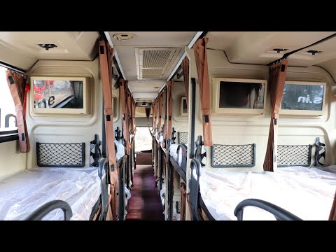 Orange Travels VOLVO B11R Sleeper Bus StarZ by MG Auto | Premium Luxury Bus Interiors & Exteriors Video