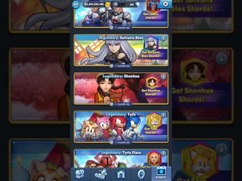 Sega Heroes Legendary Selvaria Bles Event 4 Blue star Selvaria Bles Unlocked