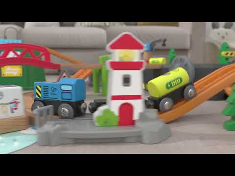 Eco Energy Train Bucket Set | E3885 | Hape Railway Playset