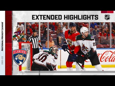 Arizona Coyotes vs Florida Panthers Oct 25, 2021 HIGHLIGHTS
