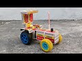 How To Make Matchbox Tractor At Home Diy Mini Tractor Mini Tractor ScienceProject Diy Tractor