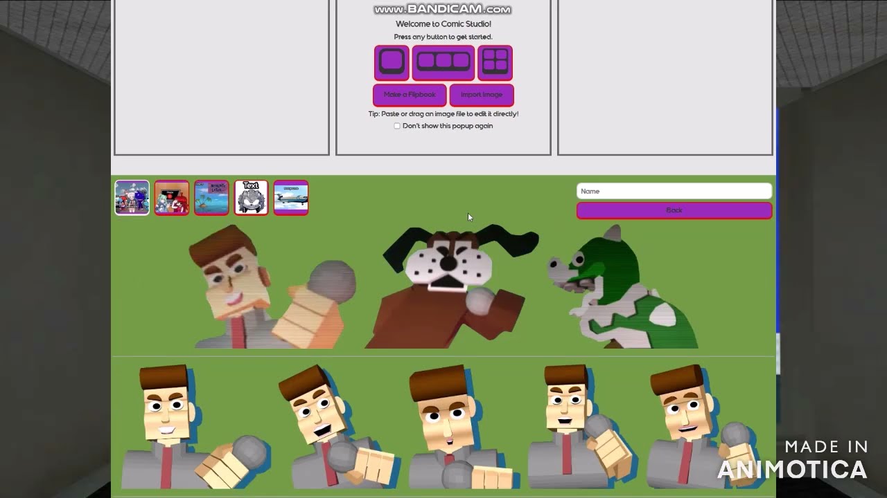 Dimensional World Comic Studio was full of crossovers and real life images