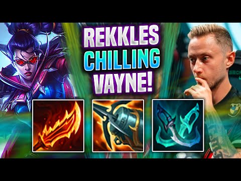 REKKLES CHILLING WITH VAYNE IN NEW PATCH! - KC Rekkles Plays Vayne ADC vs Tristana! | Season 2022