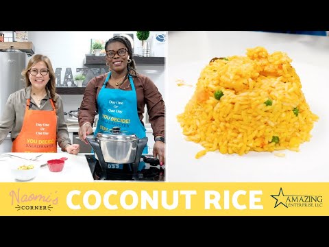 How to make Coconut Rice in the Saladmaster MP5! | Naomi's Corner