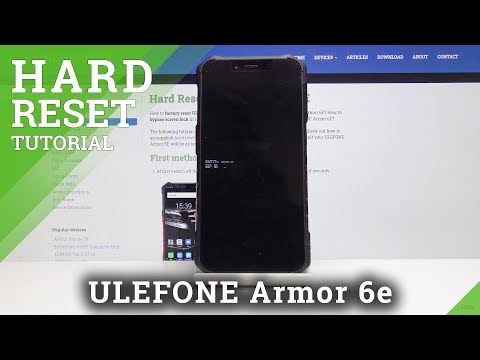 Hard Reset ULEFONE Armor 6E - Delete Screen Protection