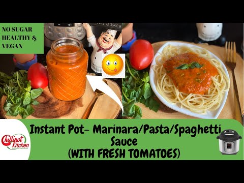 Instant Pot Marinara Sauce From Fresh Tomatoes|Instant Pot Pasta Sauce|Instant Pot Spaghetti Sauce