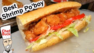 Best Fried Shrimp Po'Boy Sandwich