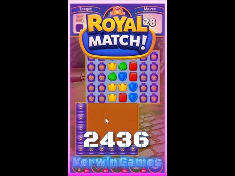 Royal Match Level 2436 - No Boosters Gameplay