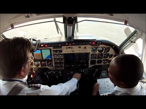 King Air 100 Garrett TPE331 - engine start