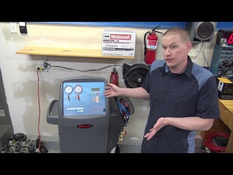 New Robinair A/C Recovery Machine R134A Model 34288 Overview!