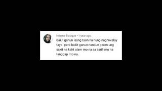 "Di Na Ba Tayo" Music Video comments