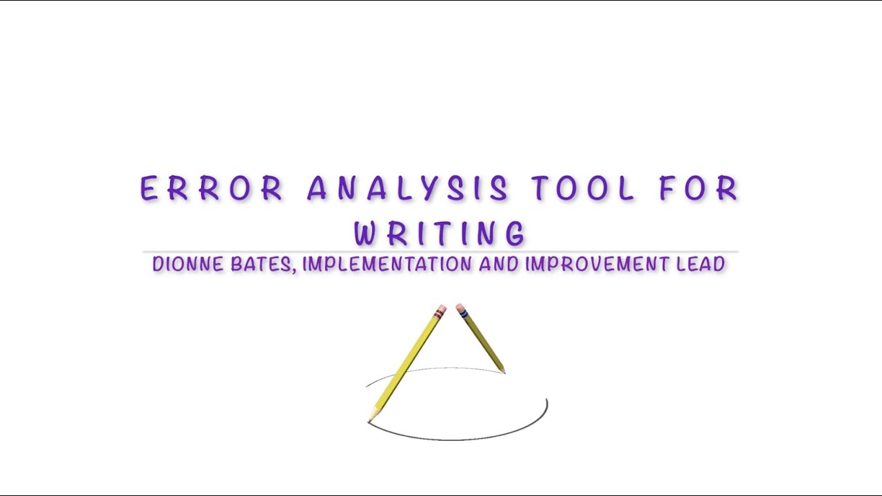 Error Analysis for Writing