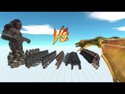 MUTANT PRIMATES VS FANTASY Animal Revolt Battle Simulator