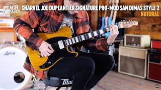 Video thumbnail for No Talking...Just Tones | Charvel Joe Duplantier Signature Pro-Mod San Dimas Style 2 | Natural by Peach Guitars