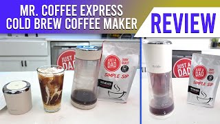Mr. Coffee Express Cold Brew Coffee Maker REVIEW & How To Make Iced Coffee