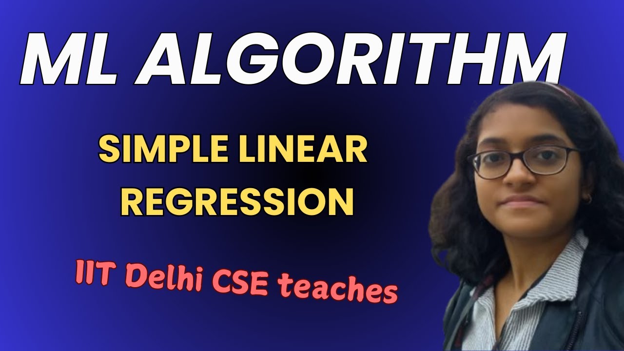 Basics of Machine Learning 1 - Simple Linear Regression EXPLAINED IN DETAIL + Interview problems