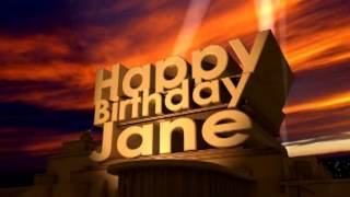 Happy Birthday Jane