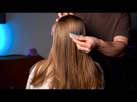 ASMR | Hair Brushing & Hair Play Sounds for Sleep (No talking)