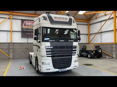 New In Stocklist For Sale: DAF XF105, 510 SUPERSPACE EURO 5, 6X2 TRACTOR UNIT - 2012 - YN12 MJJ