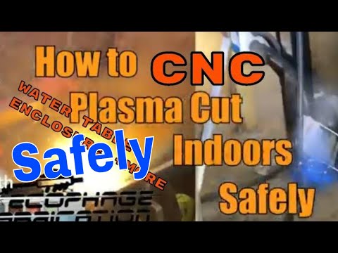 DIY Water Table & Plasma Cutting Indoors / DIY CNC: Water table enclosure and ventilation ducts